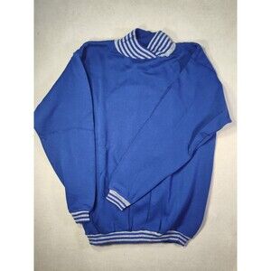 New! Vintage DS 80s Bold Spirit Ultra Fleece Sweatshirt Womens Small Stripe USA